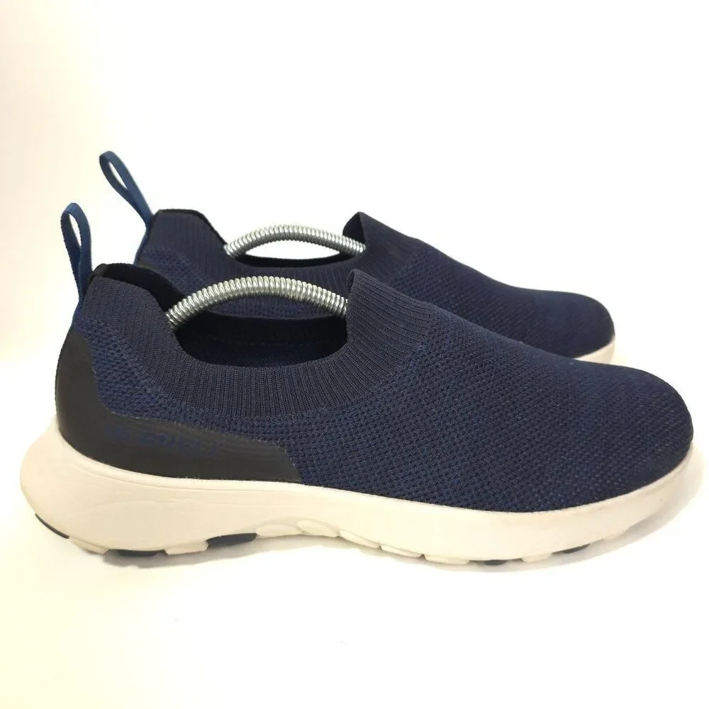 Merrell FloatEco Cloud Moc Moccasin Navy Slip On Kint Shoes J003227 Sz 8.5